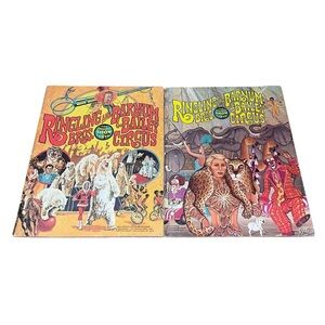(2) Vintage 1977 Ringling Bros. and Barnum & Bailey Circus Programs & Magazine